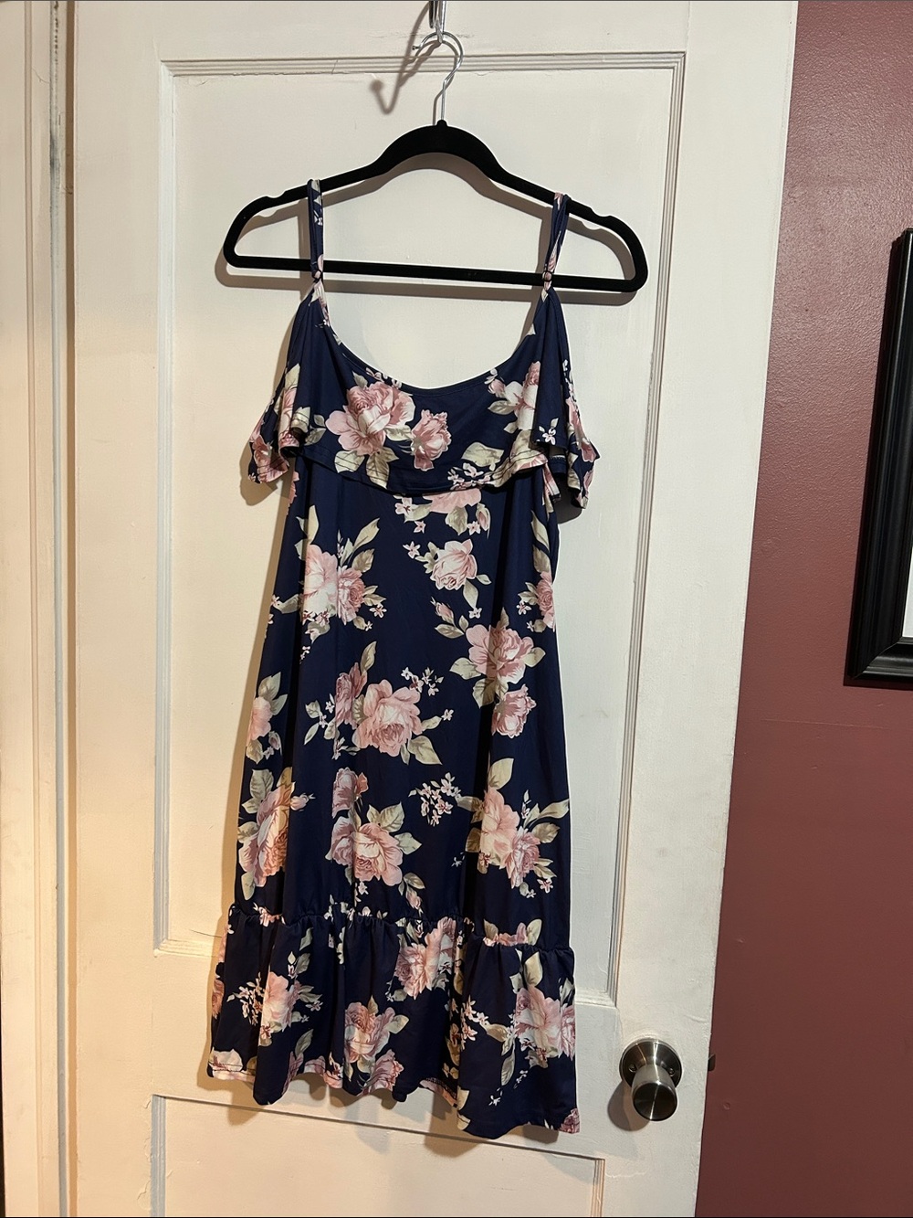 Cold Shoulder floral dress